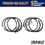 Set of 2 STD Pistons + Rings for Deutz F2L511