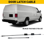 Set of 2 Rear Right Passenger Side Door Latch Cables for Ford E-150 (1992–2014)