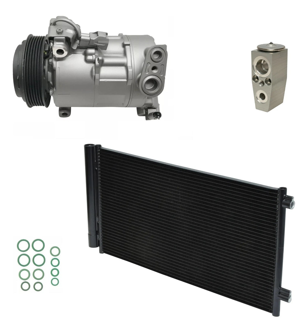 AC Compressor Kit With Condenser for Jeep Renegade 2.4L (2017–2018)