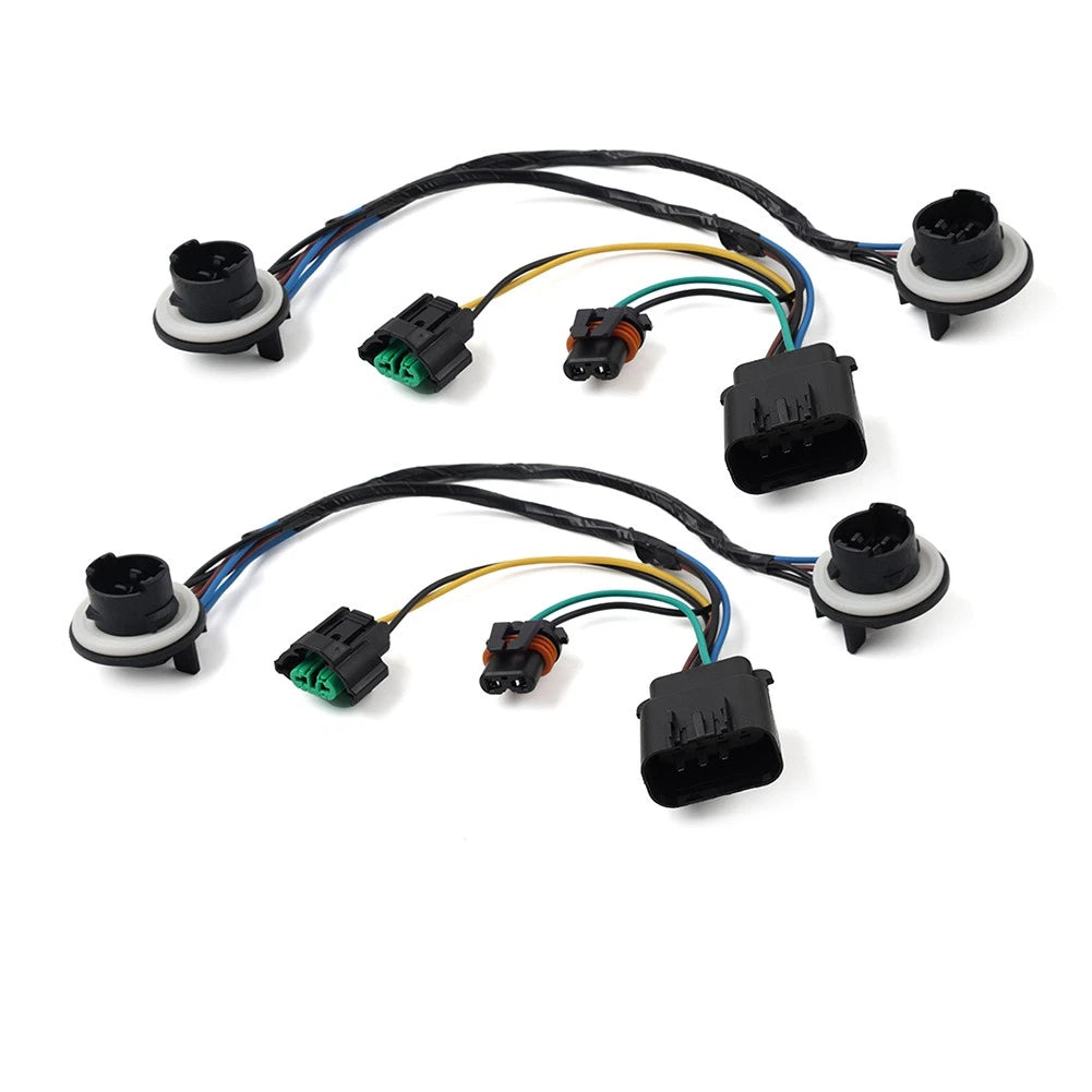 Headlight Wiring Harness Assembly Set of 2 for Chevrolet Silverado GMC Sierra