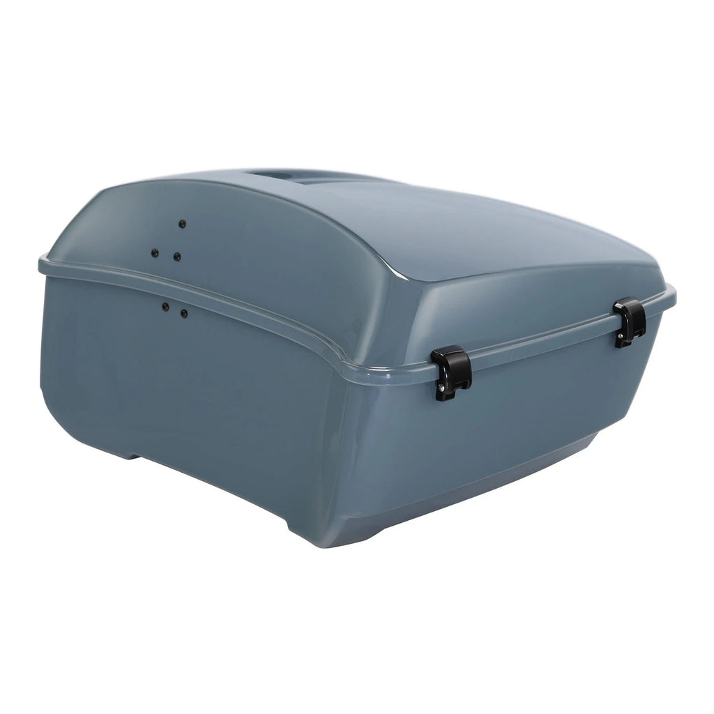 King Trunk for Harley Electra Glide Road Glide (2014–2025) Sharkskin Blue