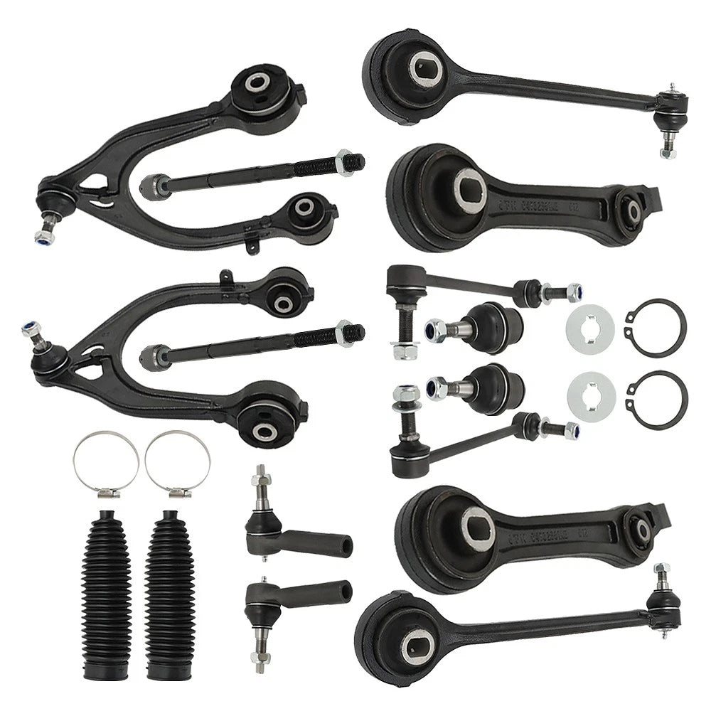 Set of 16 Front Control Arms & Tie Rods for Dodge Magnum (2005–2008)