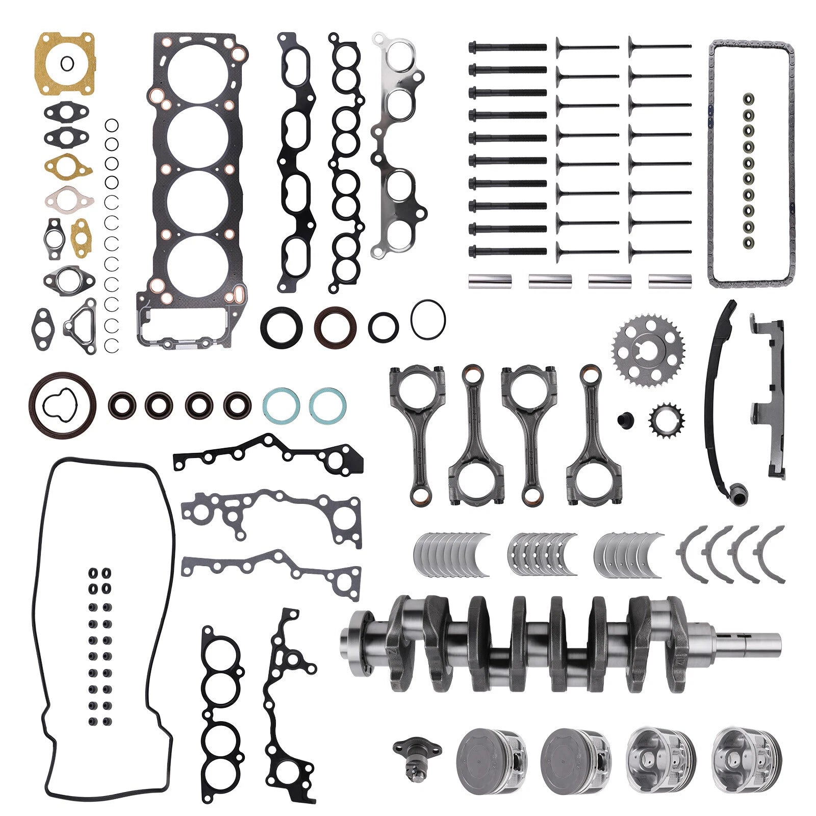 2RZ-FE Engine Rebuild Overhaul Kit for Toyota Tacoma (1995–2004)