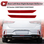 1 Pair Rear Bumper Reflectors for Honda Odyssey (No. 33505TK8A01)