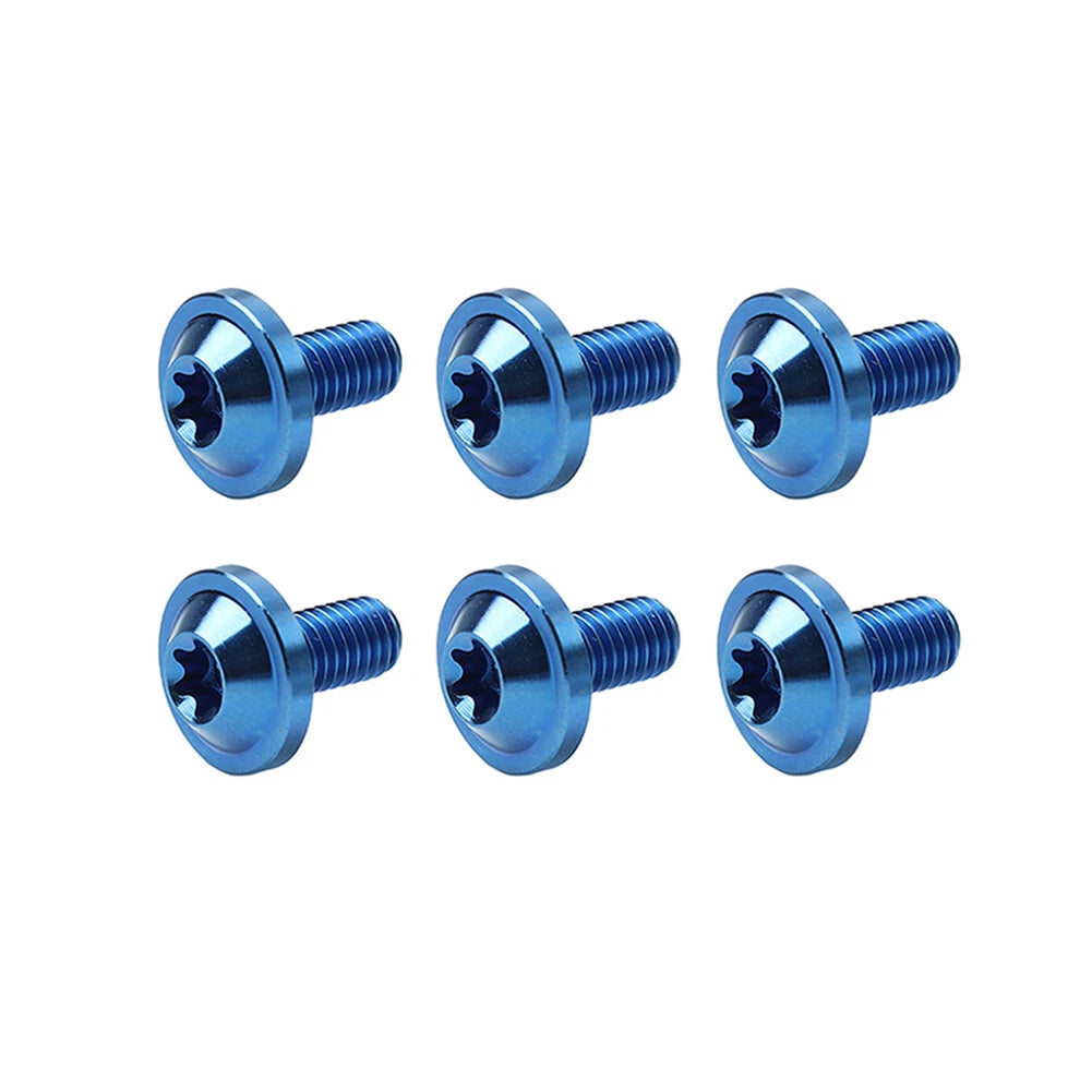 Set of 6 Alloy Torx Head Screws M6x30mm for Bike Motorcycle GZ