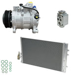 A/C Compressor Kit With Condenser for BMW X3 2.0L Turbo (2016–2016)