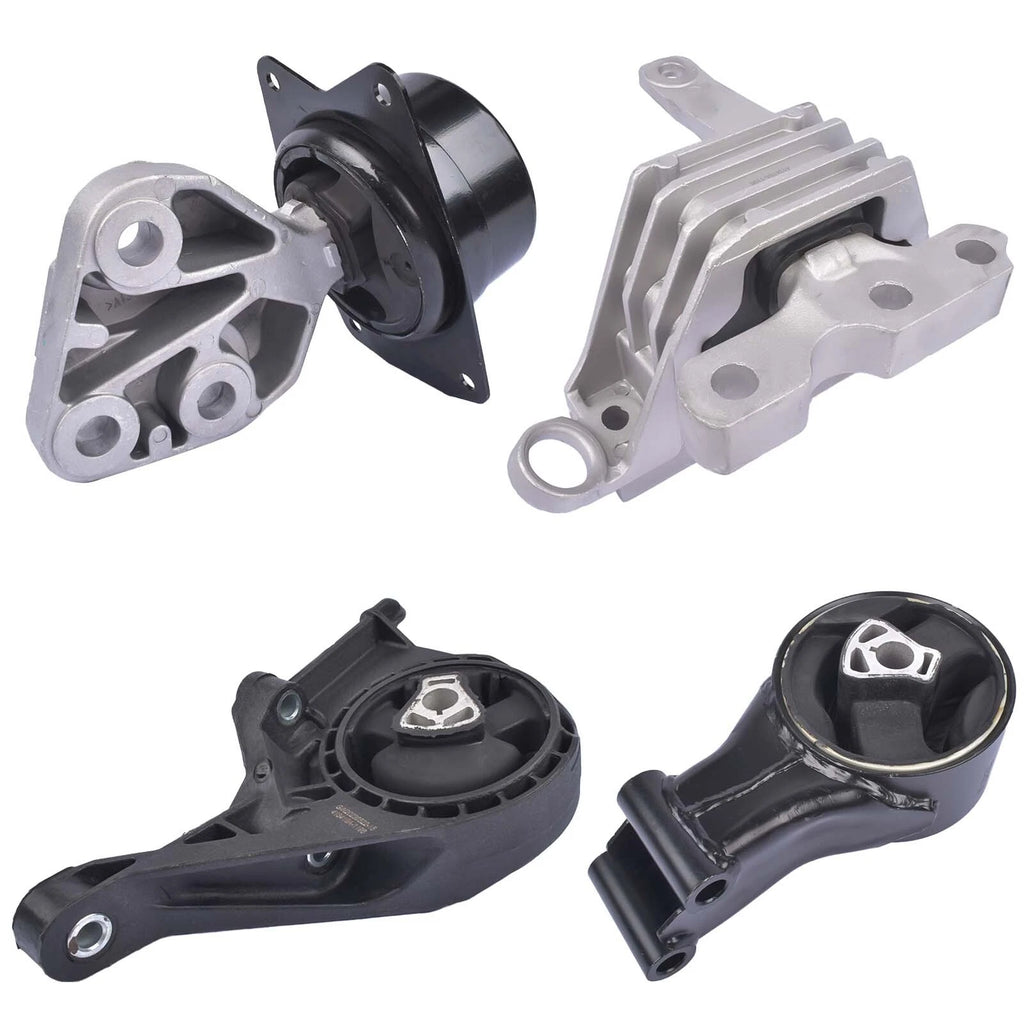 Set of 4 Engine Motor & Transmission Mounts for Chevy Malibu (2013–2015)