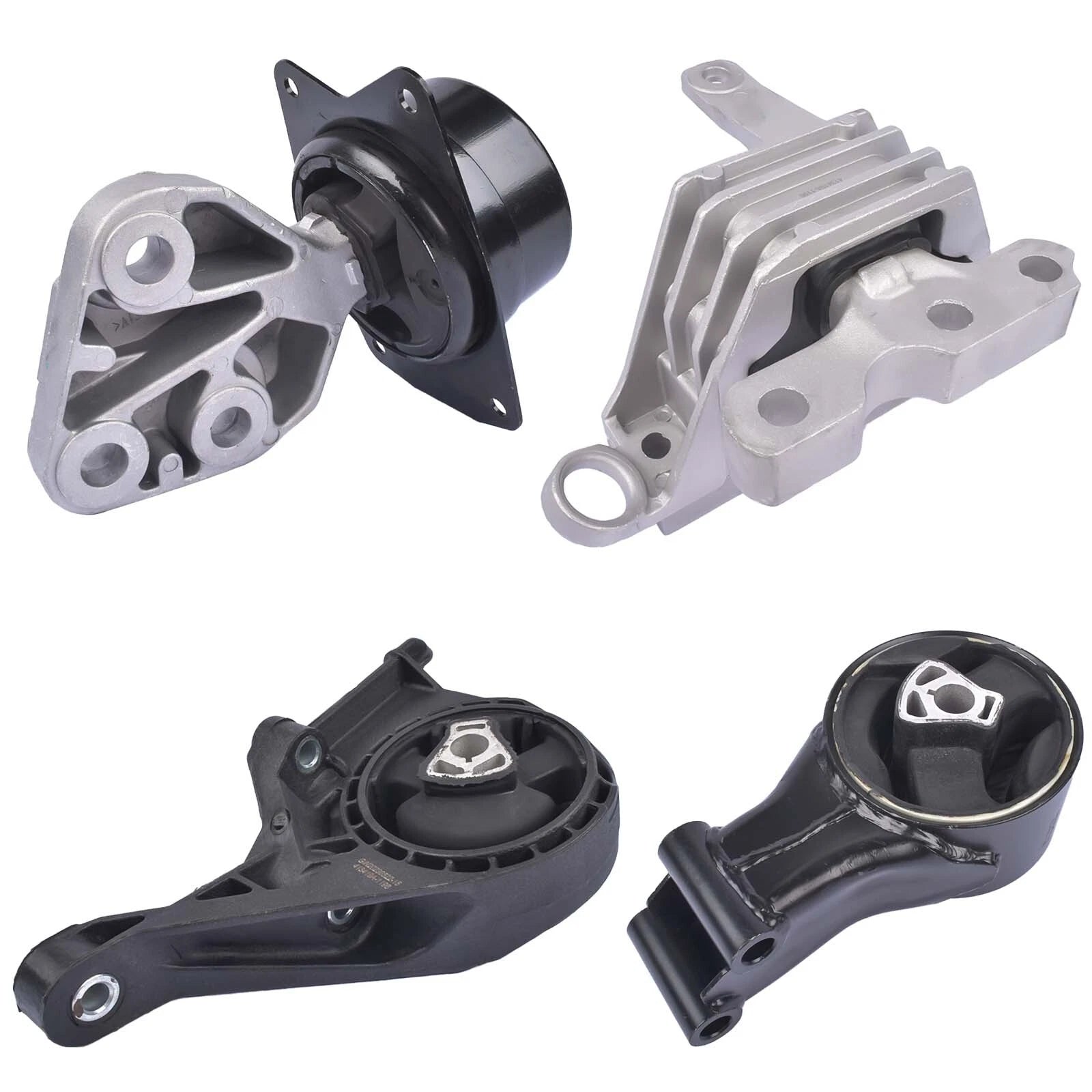 Set of 4 Engine Motor & Transmission Mounts for Chevy Malibu (2013–2015)