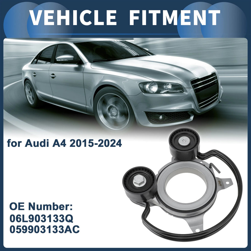 Belt Tensioner for Audi A4 (2015–2024) No. 06L903133Q Metal Plastic