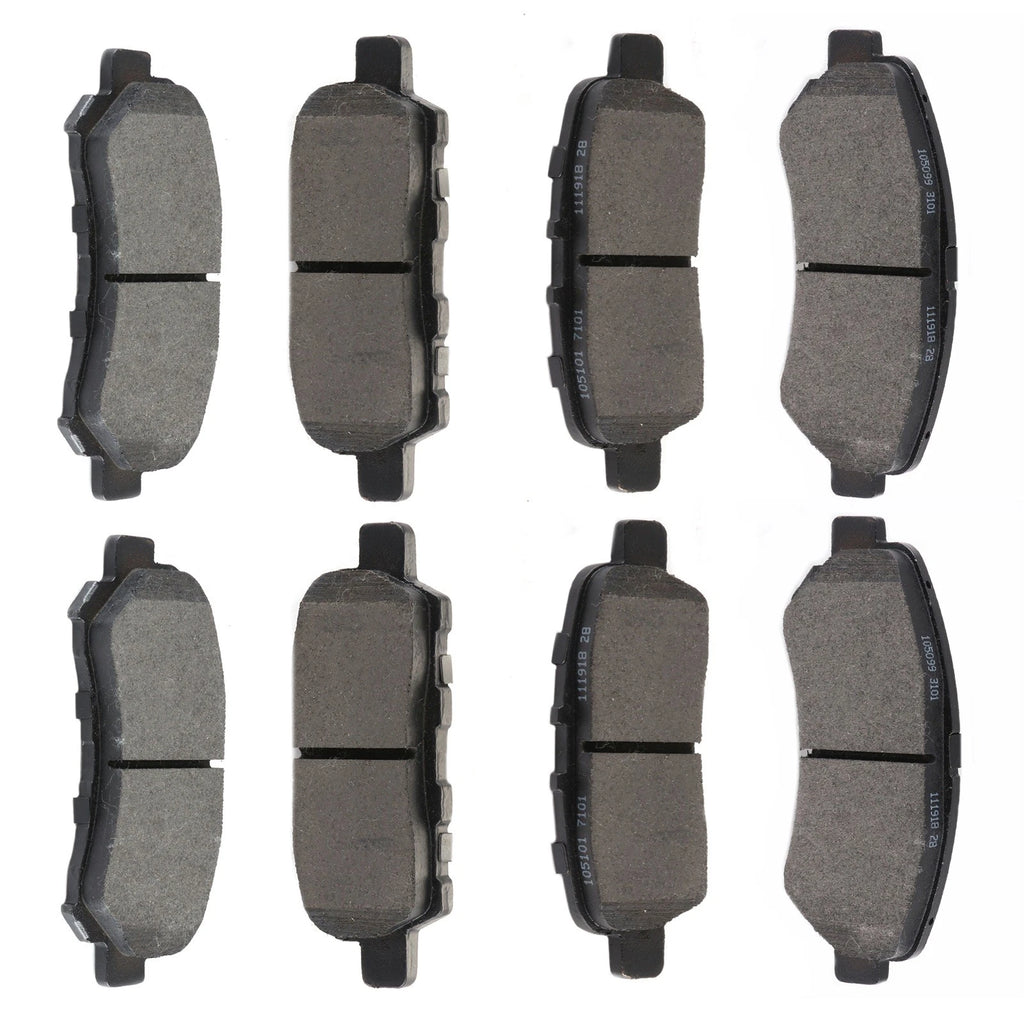 Front and Rear Ceramic Brake Pads for Nissan Maxima (2009–2014, 2016–2017)