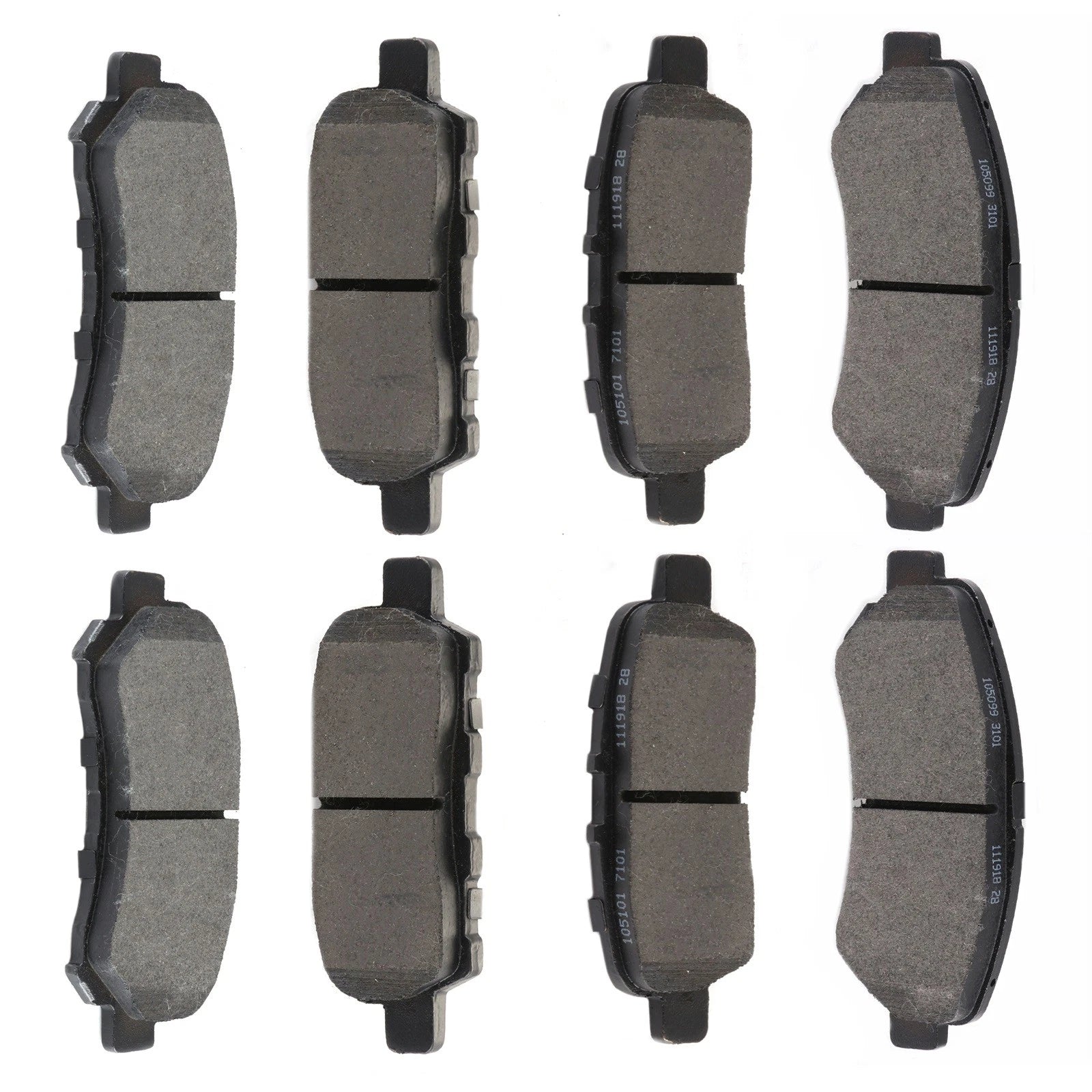 Front and Rear Ceramic Brake Pads for Nissan Maxima (2009–2014, 2016–2017)