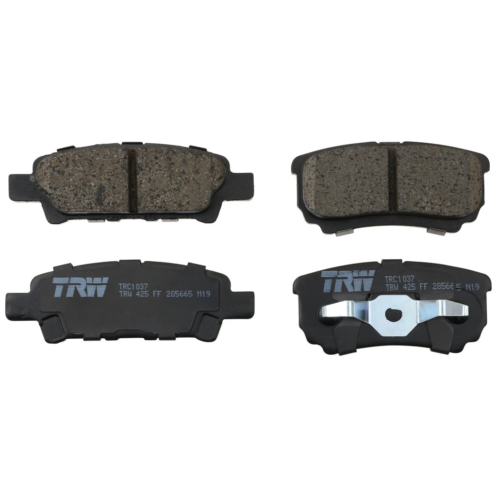 Rear Brake Kit 302mm Disc Rotors & TRW Pro Ceramic Pads for Chrysler Dodge Jeep