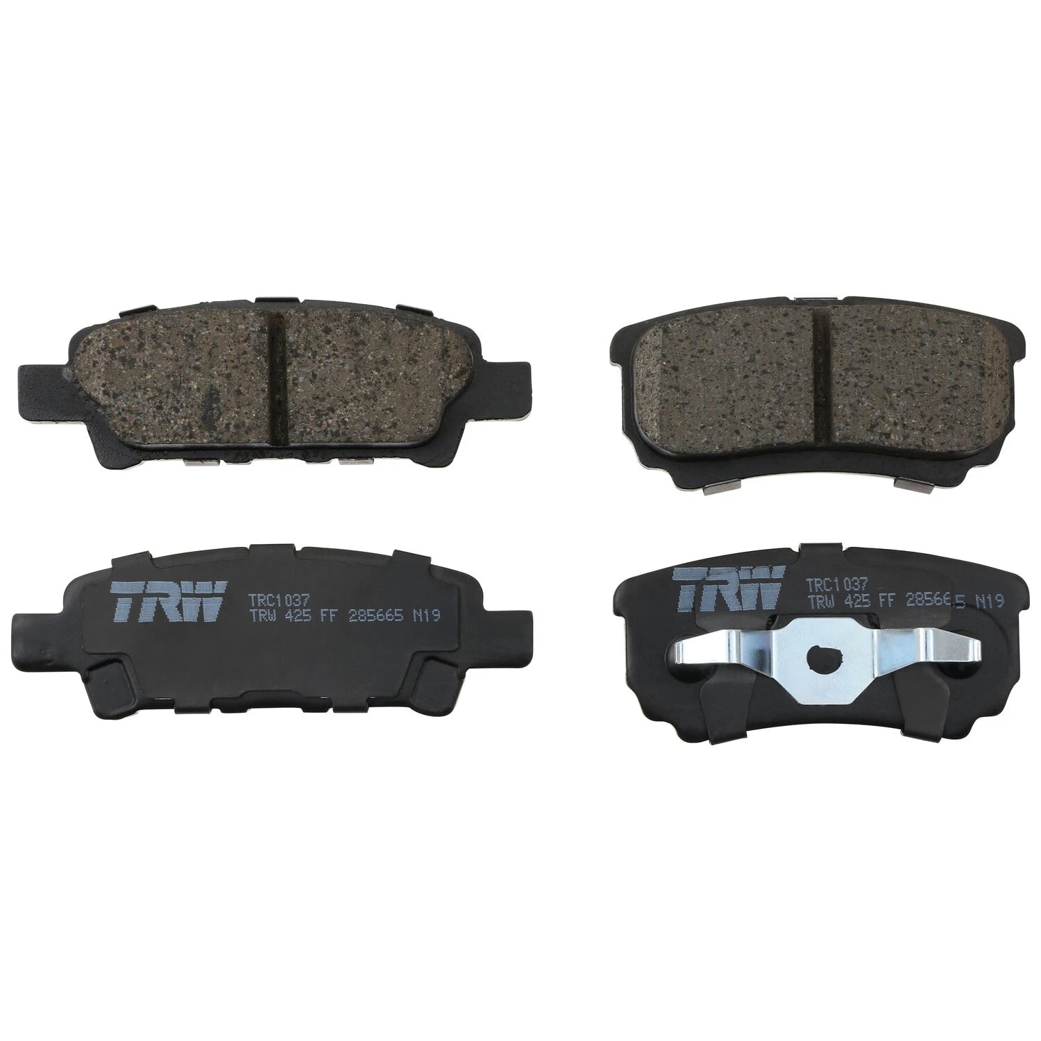 Rear Brake Kit 302mm Disc Rotors & TRW Pro Ceramic Pads for Chrysler Dodge Jeep