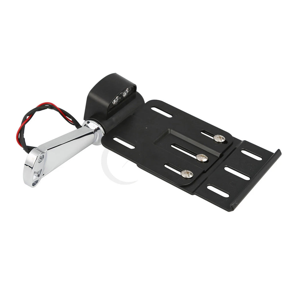 ABS LED Light Side Mount License Plate for Harley Sportster 1200 (2004–2023)