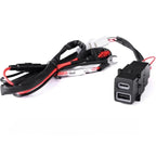USB-C USB-A Dashboard Switch Fast Charger for Subaru Legacy (2014–2025)