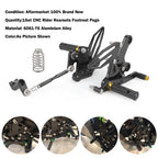 Adjustable Rearsets Foot Pegs for Kawasaki Ninja 250/400 (2018–2022) GD T9