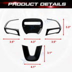 Glossy Black Driver Side Control Cover Trim for Dodge Challenger Charger (2015-)