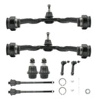 8PC Front Control Arm & Tie Rod Kit for Chevy Silverado 1500 Tahoe (1999–2003)