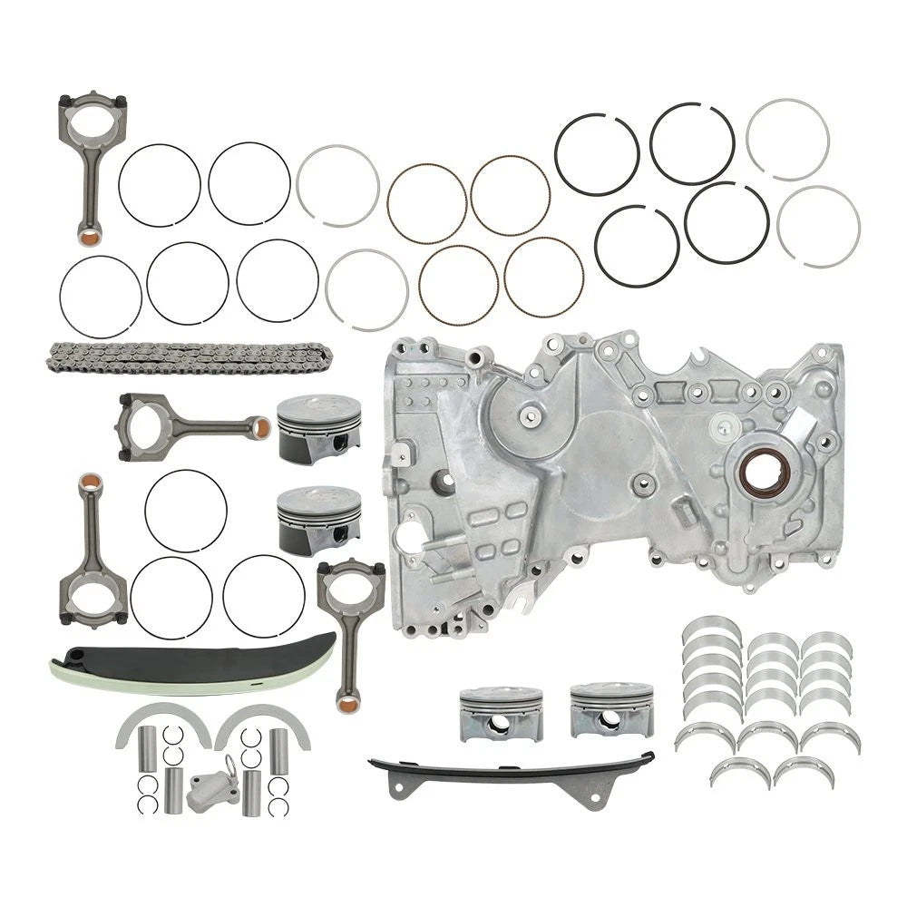 Engine Kit with Con Rods, Pistons, Main Rod Bearings, Timing Kit for Kia Forte (2017–2021)