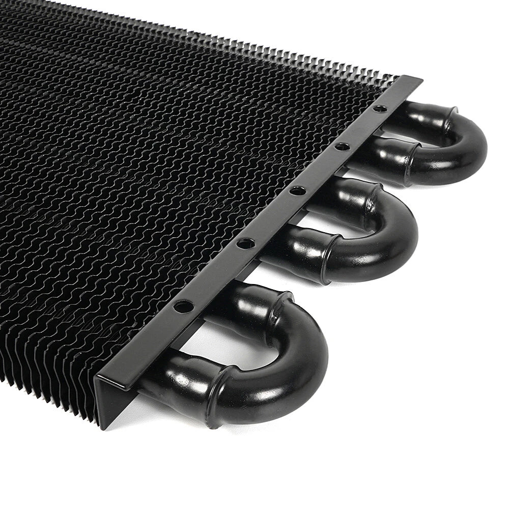 Universal Aluminum Remote Transmission Oil Cooler Kit 6 Rows