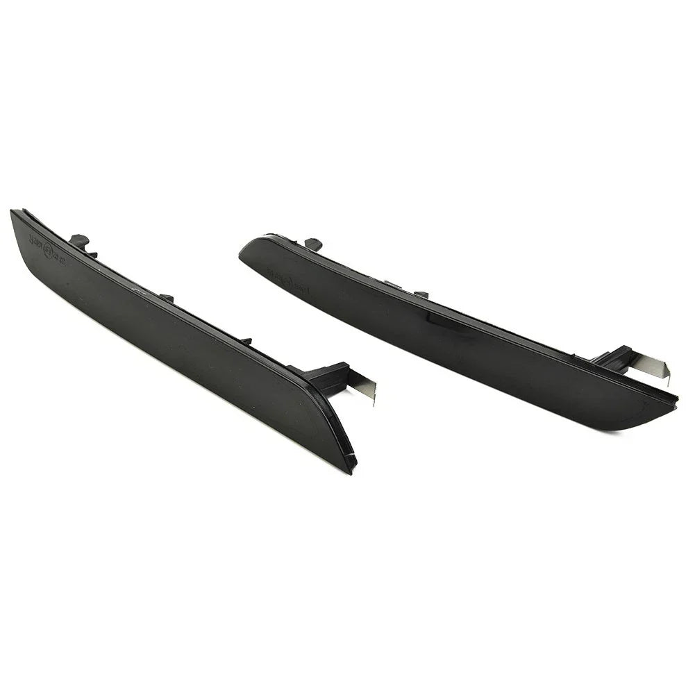 Smoked Black Side Logo Reflector Lamps