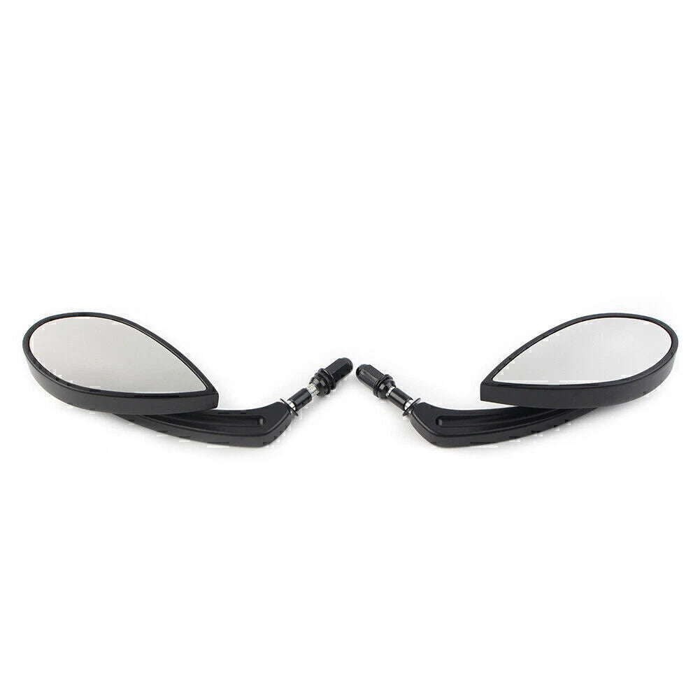8MM Rear View Mirrors Pair for Harley Touring, Street, Road Glide