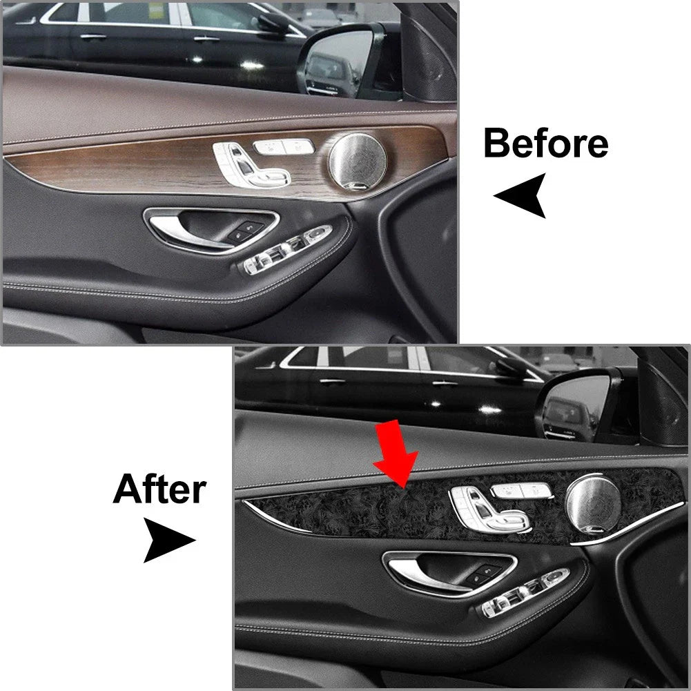 Interior Door Panel Cover Set for Mercedes Benz GLC Class (2016-2021)