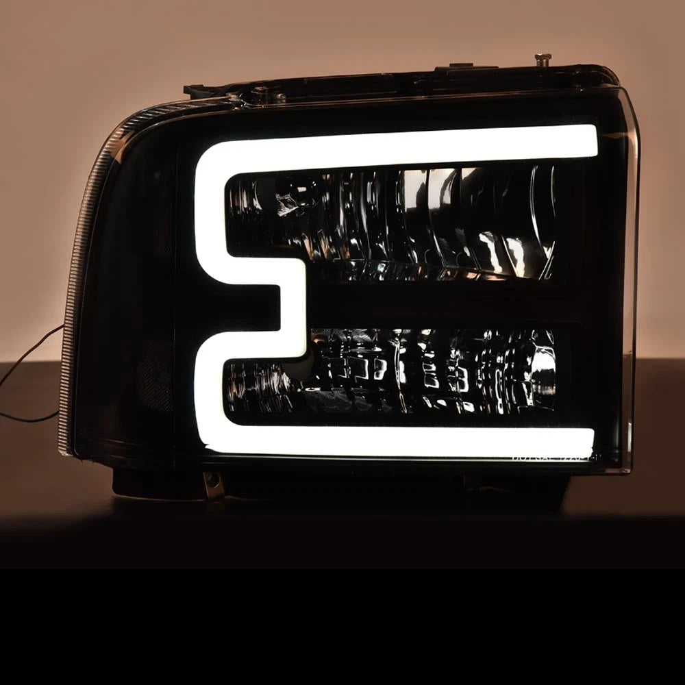 LED Bar Headlights for Ford Super Duty F250/F350/F450/F550 (2005–2007)