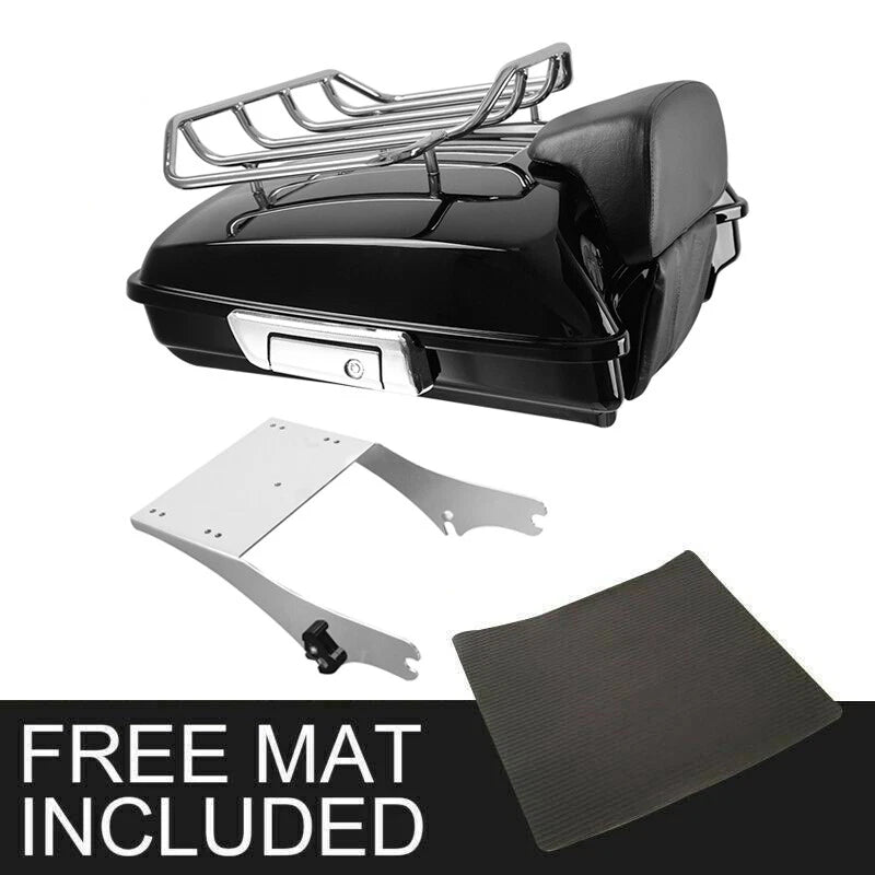 Razor Trunk Backrest Top Rack for Harley Touring Road King (1997–2008)