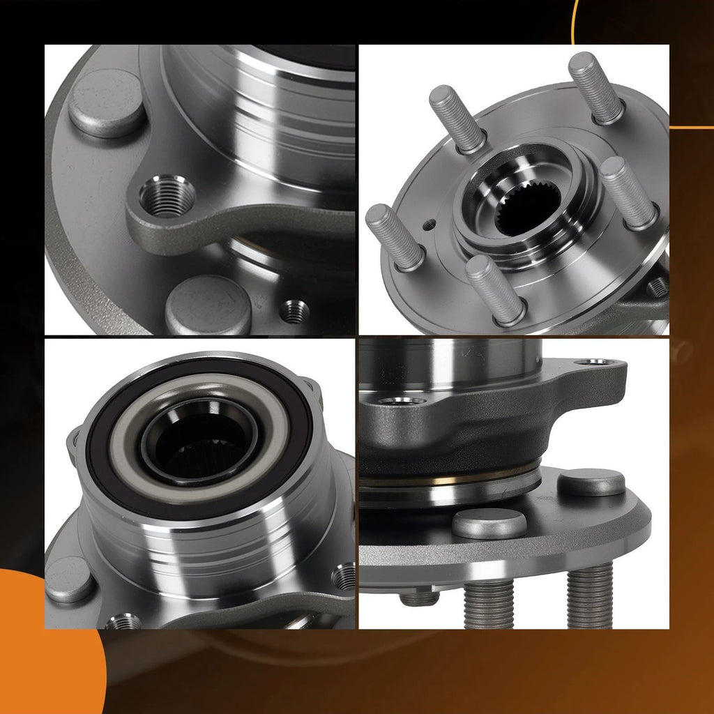 2pc Front Wheel Hub & Bearing Kit for Acura MDX ZDX Honda Pilot (2007–2015) 513267
