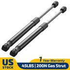 2X Gas Shocks Struts Lift Support CS130045 for Camper Top (200N)