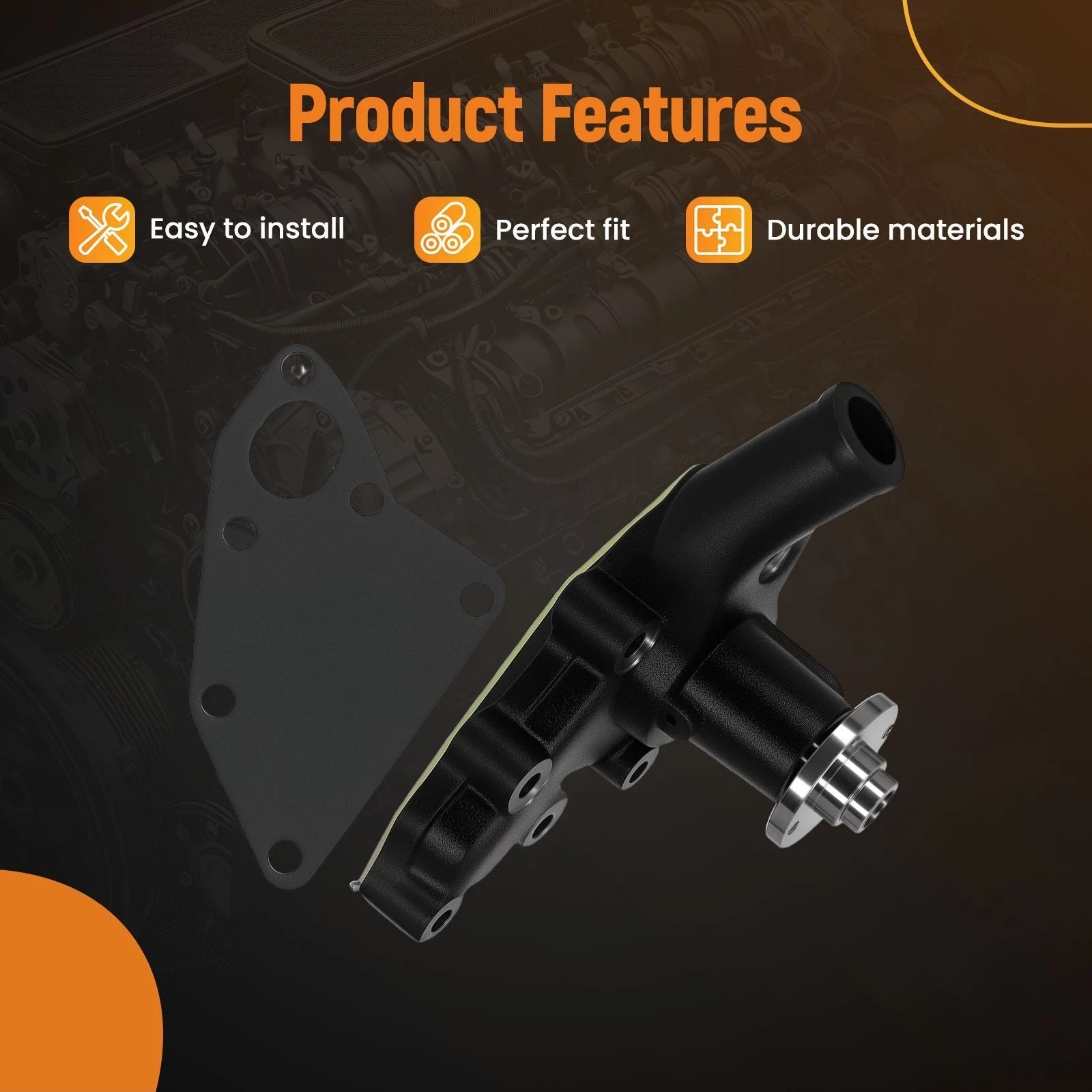 Water Pump for Isuzu Elf Journey (G201–C240) (1990–2004)
