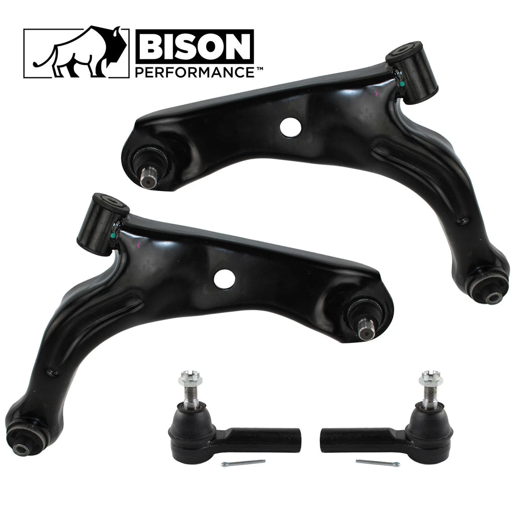 Set of 4 Front Lower Control Arm Outer Tie Rods for Ford Mercury