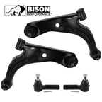 Set of 4 Front Lower Control Arm Outer Tie Rods for Ford Mercury
