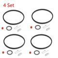 Set of 4 Carburetor Needle Seat Kit for Tecumseh 631021 631021A 621021B