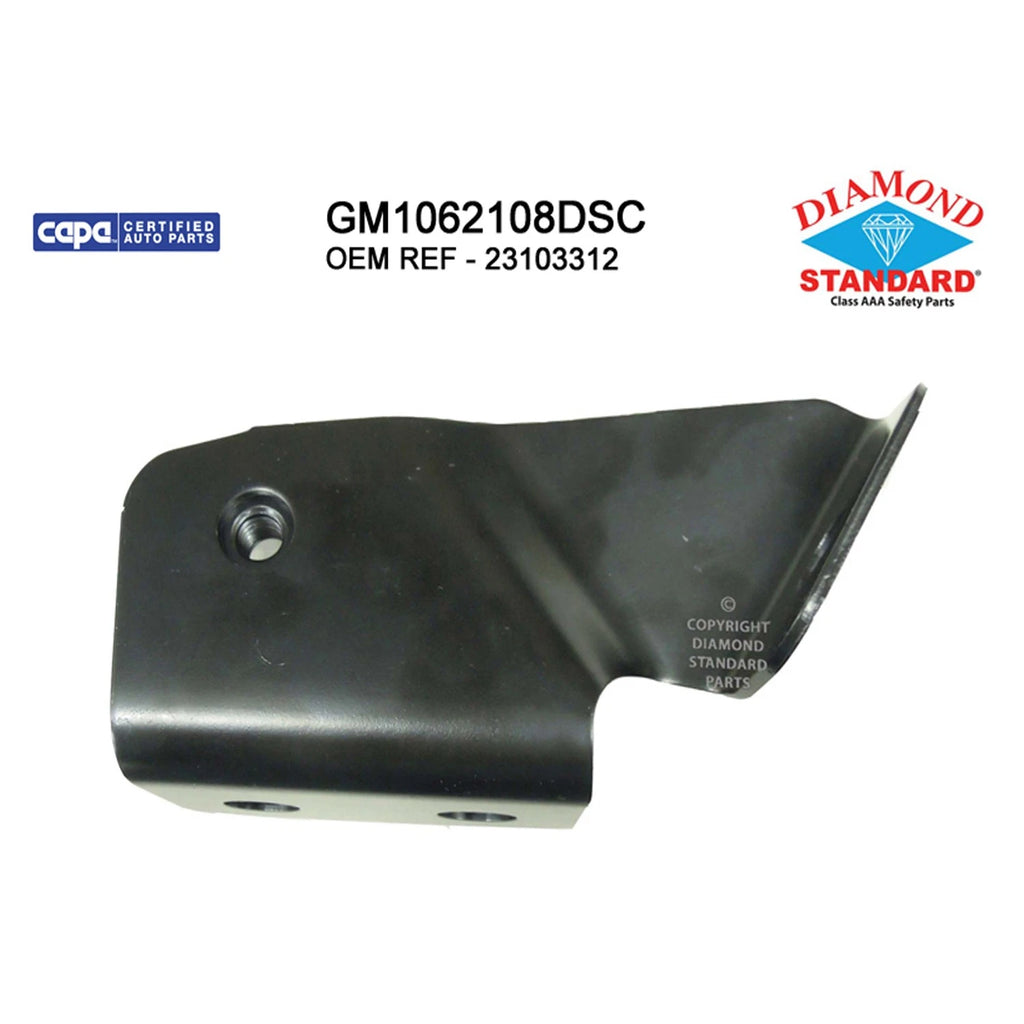 Replacement Steel Front Driver Side Outer Bumper Mounting Bracket for