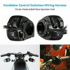 Handlebar Control Switch Kit for Harley Dyna Vrod (2001–2017)
