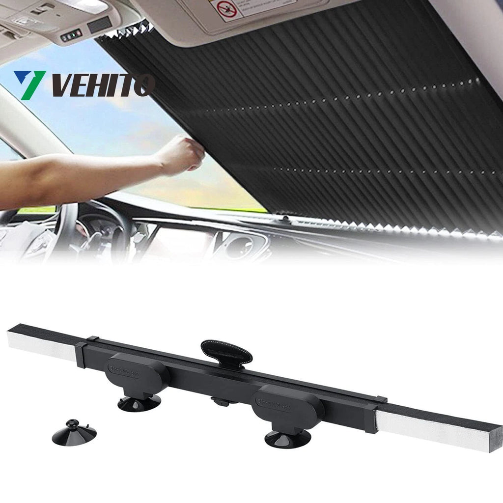 Retractable Windshield Sun Shade for Car (Universal Fit)