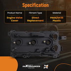 Valve Cover with Gasket & Ignition Coil for Nissan 350Z (2003–2009) 13264JK20A