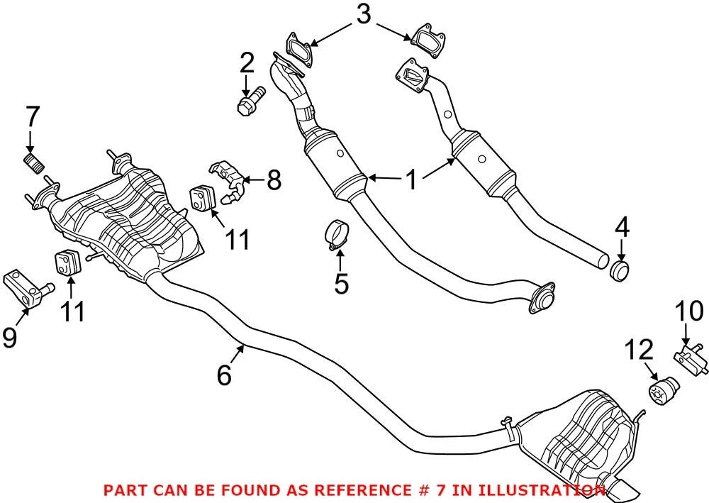 Exhaust Nut for Dodge Grand Cherokee Jeep (68057855AA)