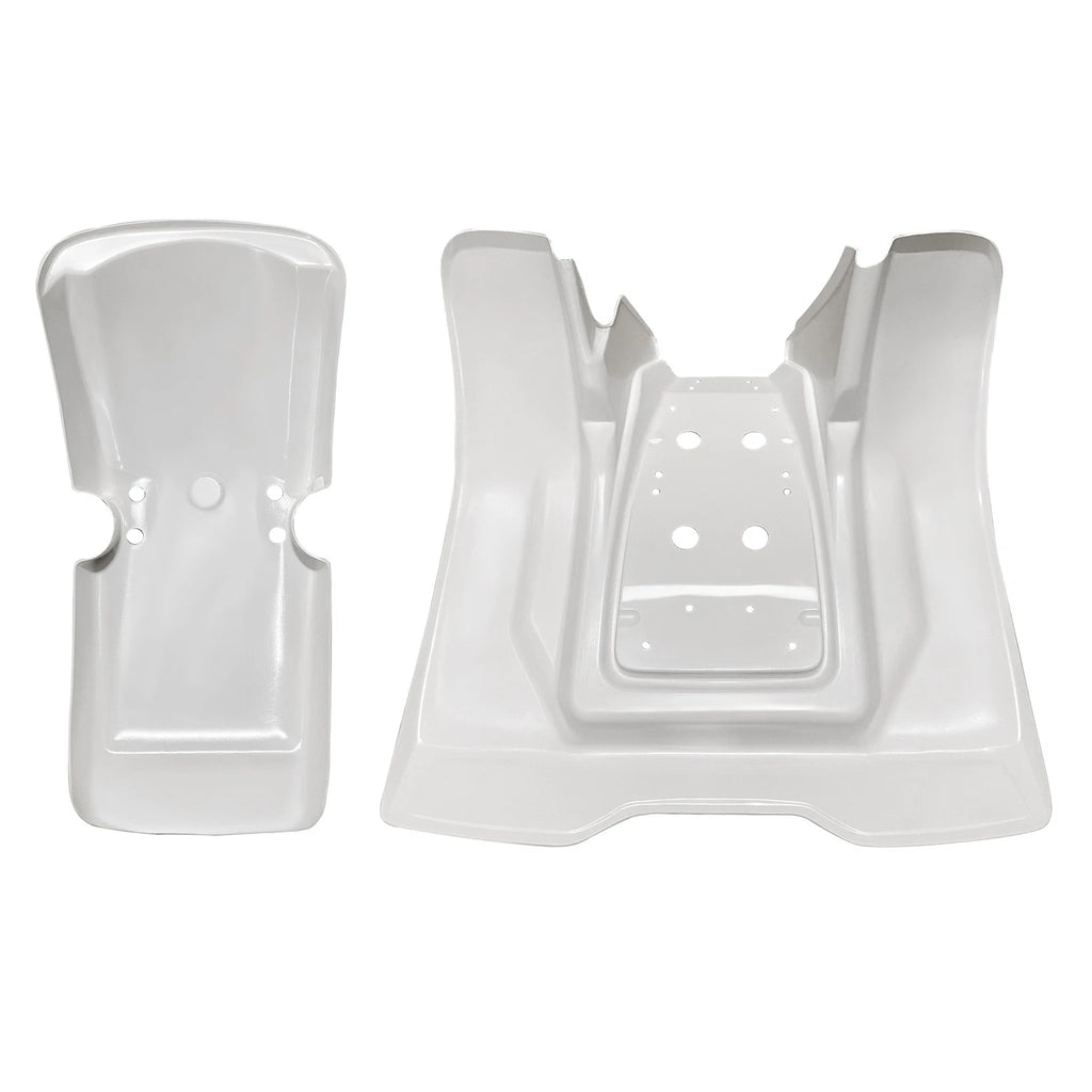 ABS Plastic White Front + Rear Fender for Honda ATC200X (1983–1985)