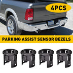 Set of 4 Parking Assist Sensor Bezels for Dodge Ram 1500 (2014–2018)