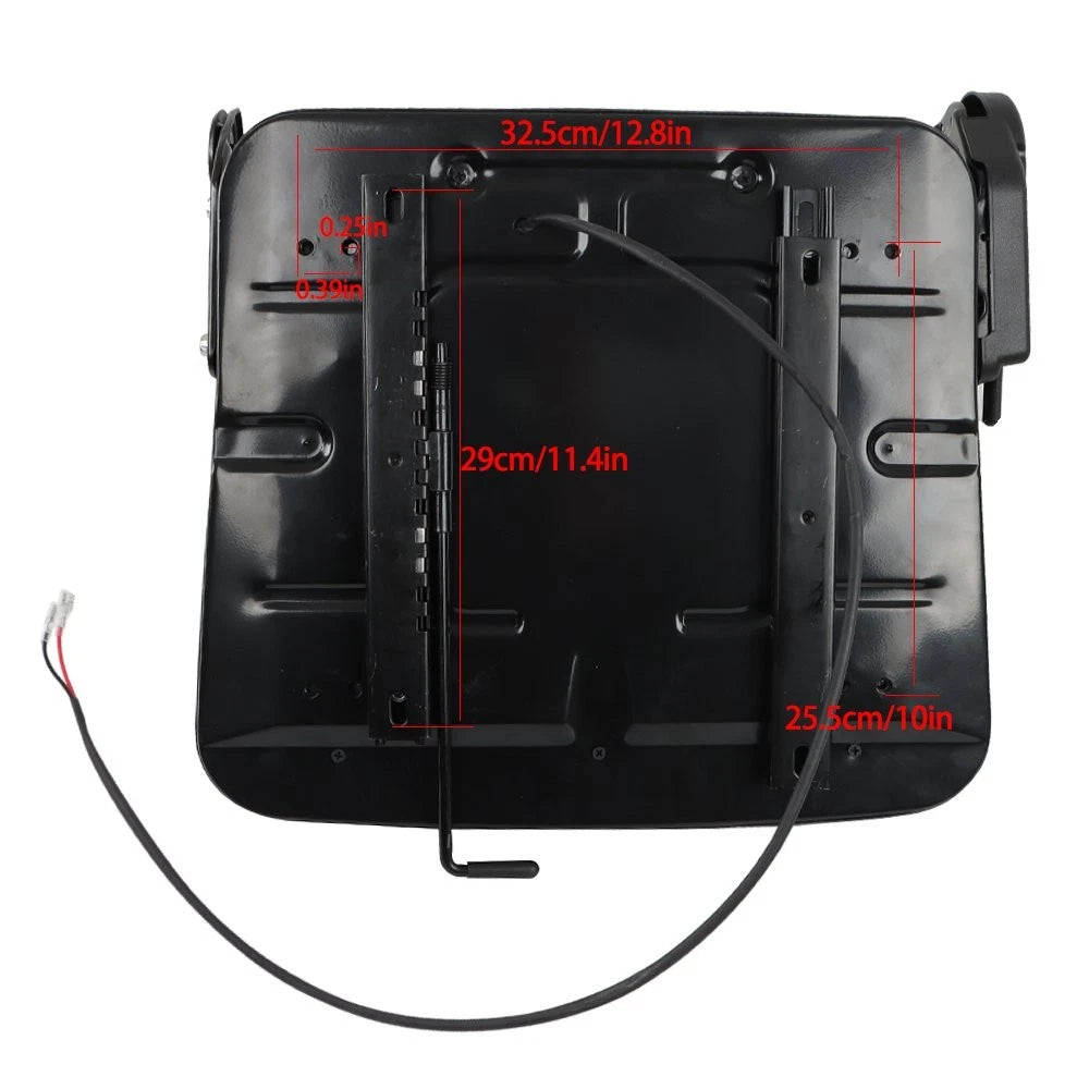 Universal Fold Down Forklift Seat with Adjustable Back Angle
