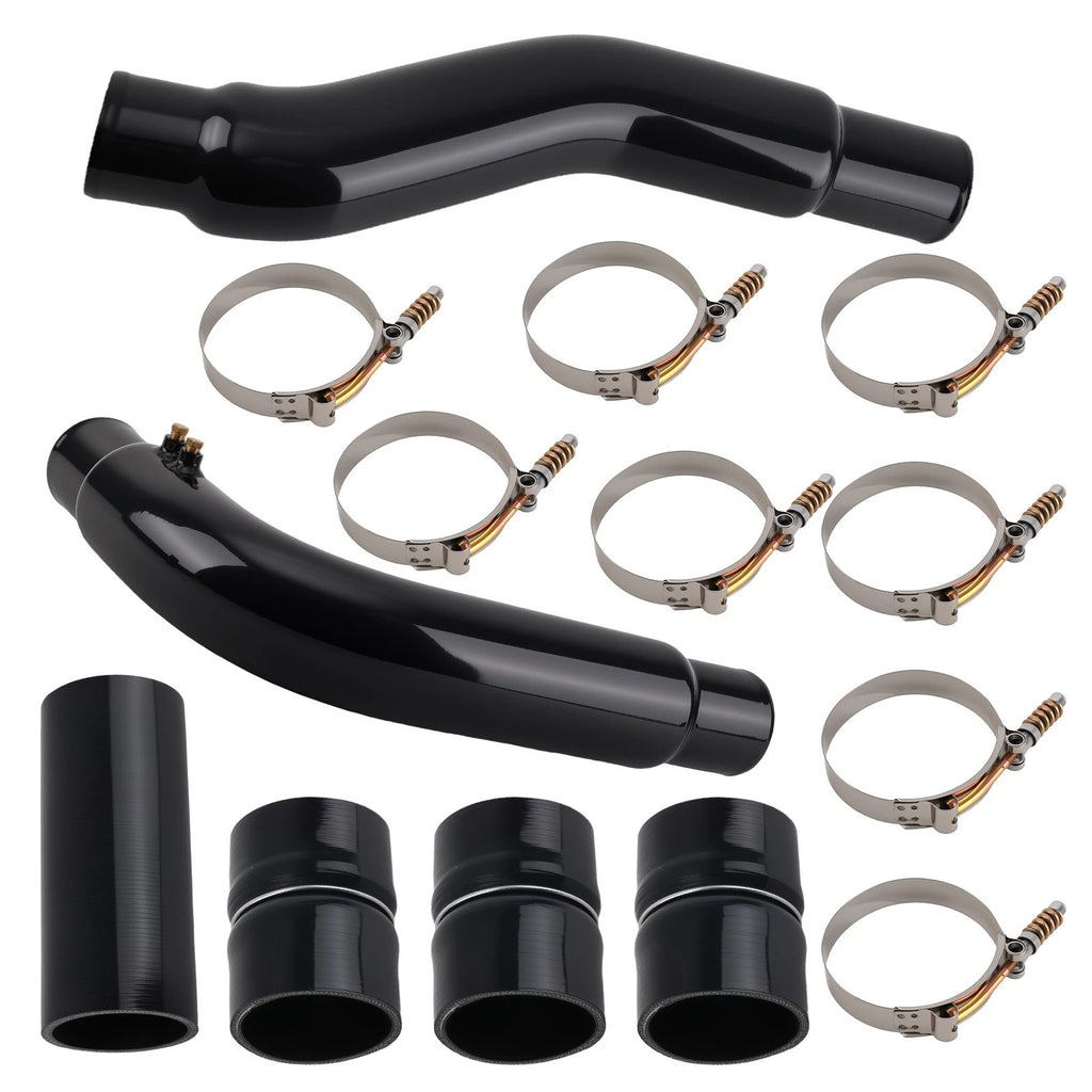 Intercooler Pipe & Boot Kit Fit for Dodge 5.9L Cummins 2003-2007 Black