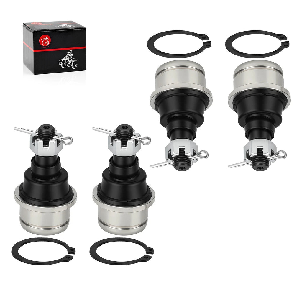 Set of 4 Ball Joints for Honda Foreman 500 TRX500 (2005–2019) Upper Lower