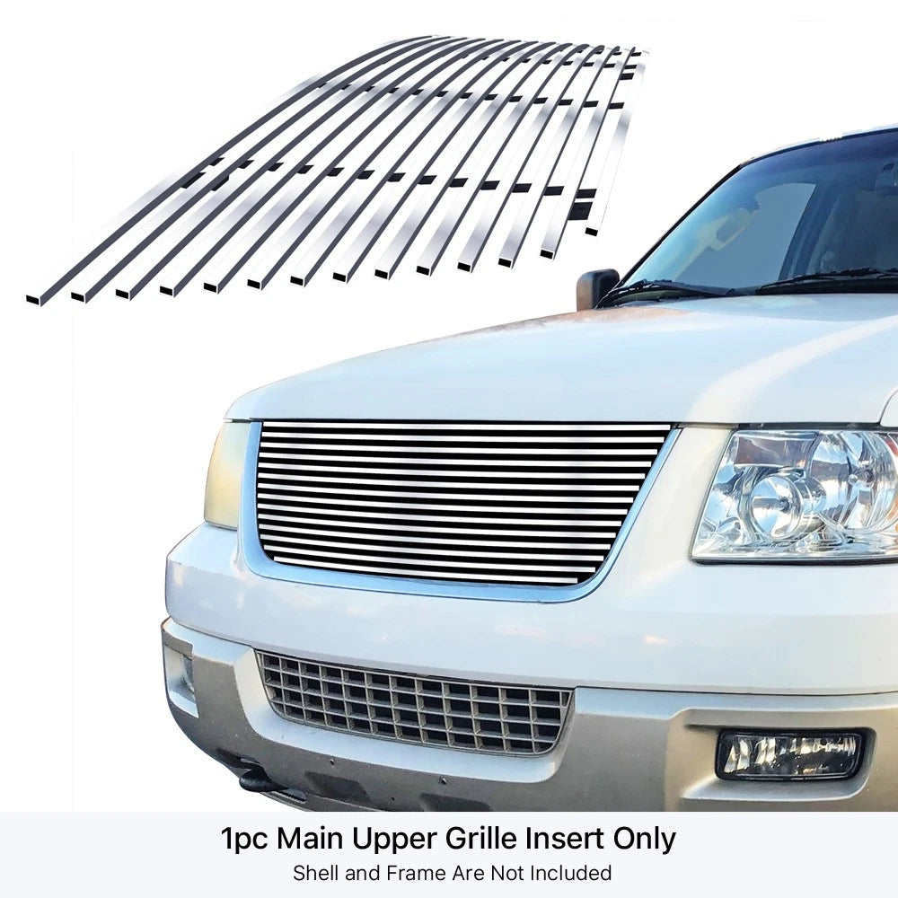 Stainless Silver Billet Grille Insert for Ford Expedition (2003-2006)