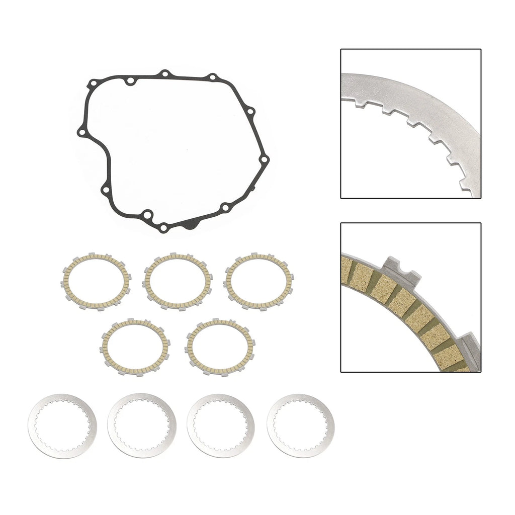 Clutch Friction Plates & Gasket Kit for Kawasaki ER250 Z250 Ninja 250 (2013–2014)
