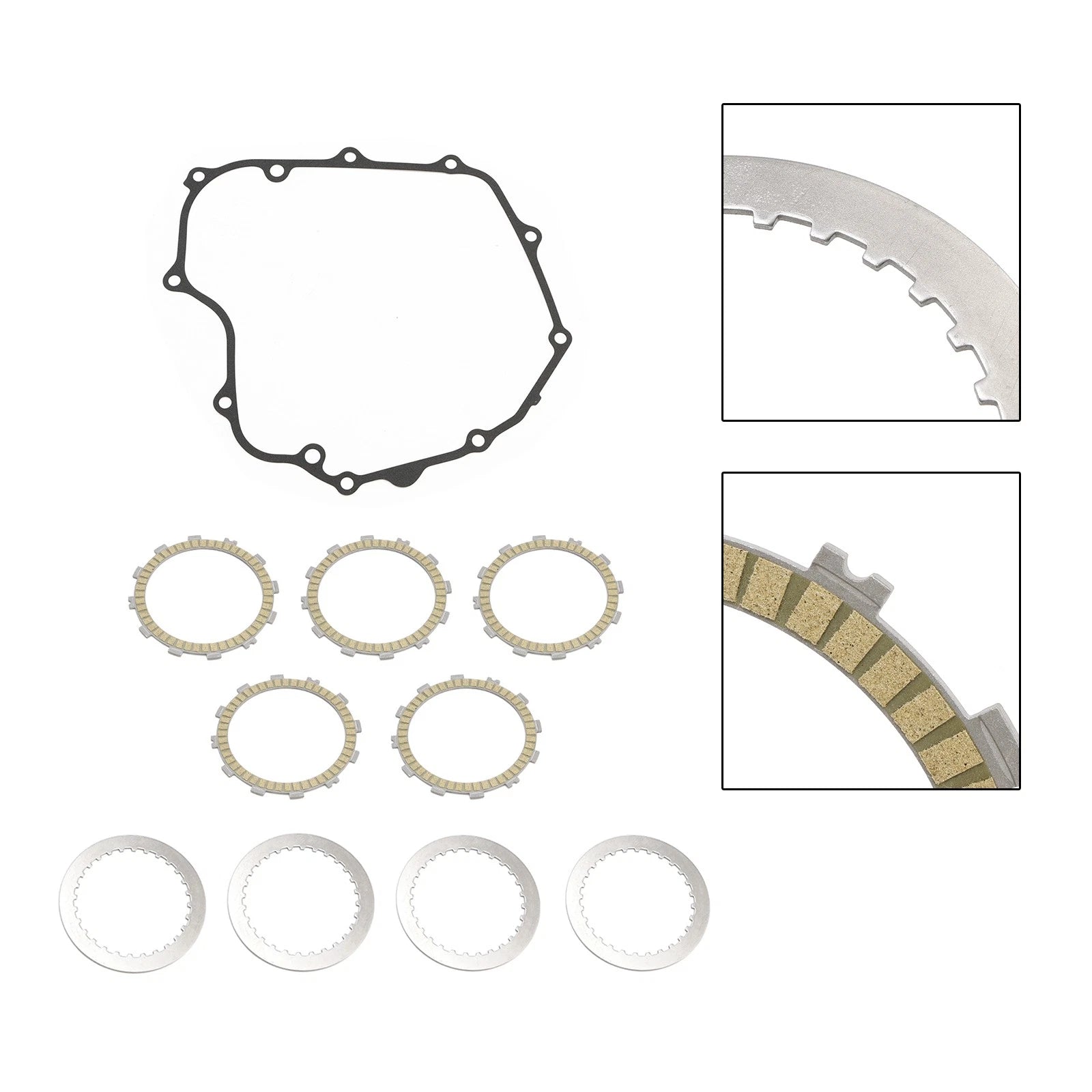 Clutch Friction Plates & Gasket Kit for Kawasaki ER250 Z250 Ninja 250 (2013–2014)