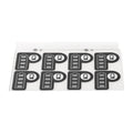 10X Battery Capacity LED Key Sticker Label for BL1830 BL1430 (18V/14.4V)