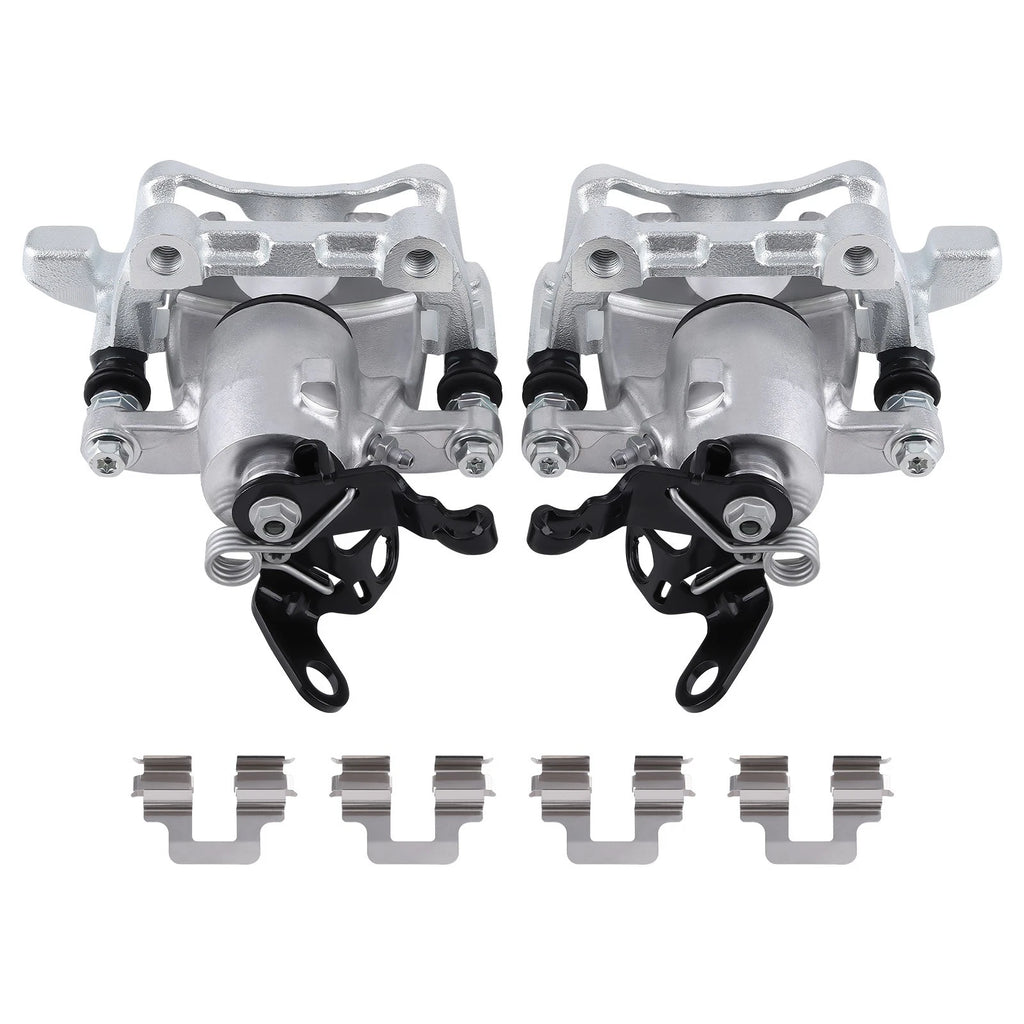 Rear LH & RH Brake Calipers w/ Bracket for Audi A3 (2008) & VW Golf (2010)